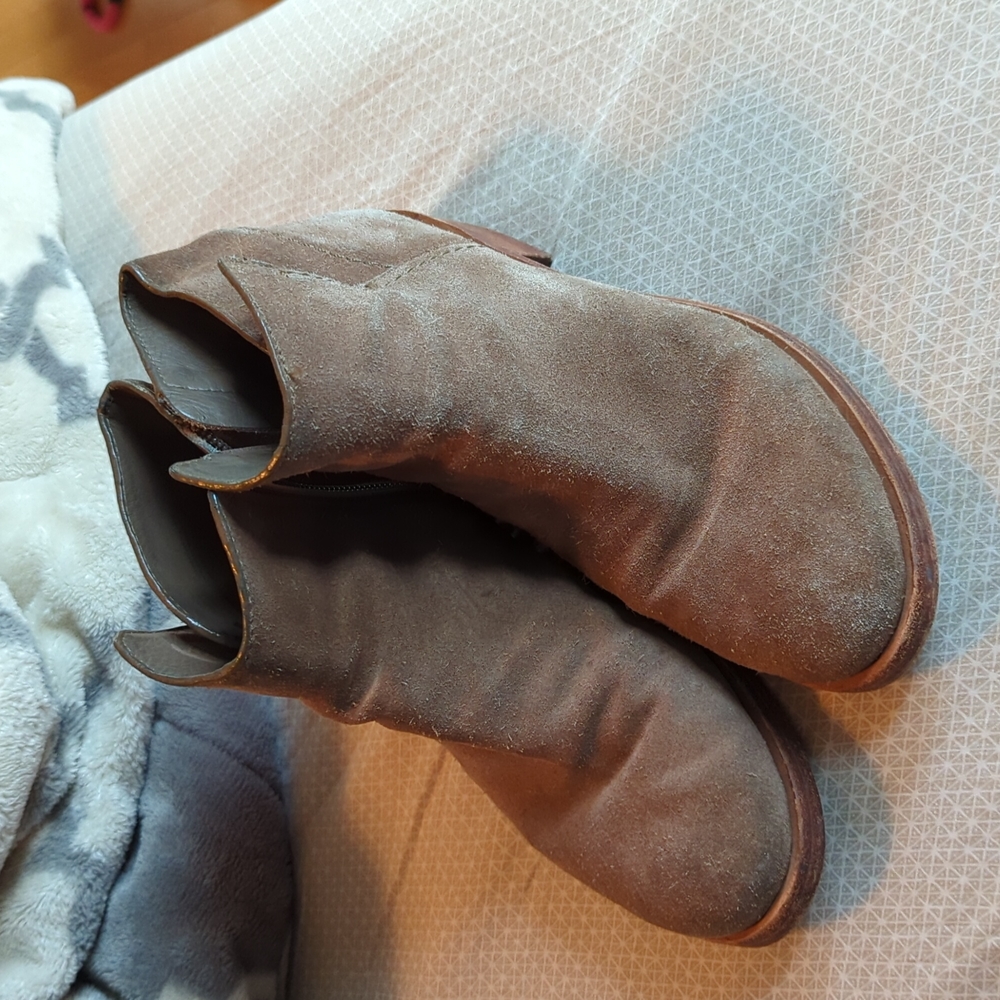 Tory Burch brown booties